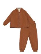 Liv Thermo Set - Mini Outerwear Thermo Outerwear Thermo Sets Brown Nuuroo