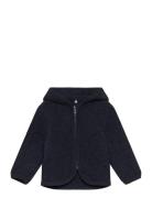 Jacket Ears Wool Fleece  Outerwear Fleece Outerwear Fleece Jackets Navy Huttelihut