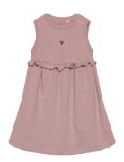 Spencer, Solid W. Print Dresses & Skirts Dresses Casual Dresses Sleeveless Casual Dresses Pink CeLaVi