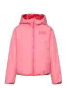 Jr Champ Reversible Jacket Outerwear Fleece Outerwear Fleece Jackets Coral Helly Hansen