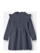 Alilly Dress Dresses & Skirts Dresses Casual Dresses Long-sleeved Casual Dresses Navy Fliink