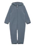 Pram Suit Wool Fleece  Outerwear Fleece Outerwear Fleece Suits Navy Huttelihut