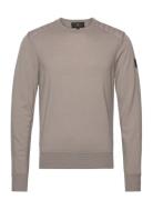 Kerrigan Crewneck Jumper Pumice Tops Knitwear Round Necks Beige Belstaff