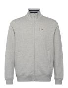 Tjm Reg Fleece Zip Thru Ext Tops Sweatshirts & Hoodies Sweatshirts Grey Tommy Jeans