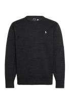 Double-Knit Sweatshirt Tops Sweatshirts & Hoodies Sweatshirts Black Polo Ralph Lauren