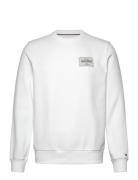 Monotype Label Sweatshirt Tops Sweatshirts & Hoodies Sweatshirts White Tommy Hilfiger