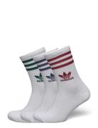 Crew Sock 3Str Sport Sport Clothing Sport Socks White Adidas Originals