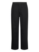 Wwlax Herringb Trousers Bottoms Trousers Casual Black Double A By Wood Wood