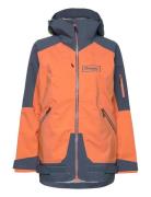 Myrkdalen V2 3L W Jacket Cantaloupe/Orion Blue Xs Outerwear Sport Jackets Blue Bergans