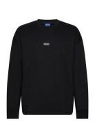 Naviu Tops Sweatshirts & Hoodies Sweatshirts Black HUGO BLUE