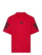 J Spr Tee Sport T-Kortærmet Skjorte Red Adidas Sportswear