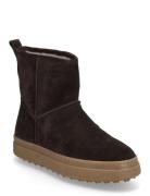 Snowhill Mid Boot Shoes Boots Ankle Boots Ankle Boots Flat Heel Brown GANT