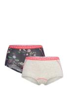 Tina Hipster 2Pk Sport Panties Hipster & Boyshorts Multi/patterned Kari Traa