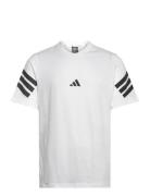 M Fi 3S Reg T Sport Men Men Sports Clothes Sport Tops Sport T-Skjorte White Adidas Sportswear