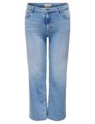 Carwilly Hw Wide Dnm Tai006 Noos Bottoms Jeans Wide Blue ONLY Carmakoma