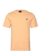 Plain T-Shirt Tops T-Kortærmet Skjorte Yellow Lyle & Scott