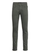 Anbass Trousers Slim Hyperflex Colour Xlite Bottoms Trousers Casual Khaki Green Replay