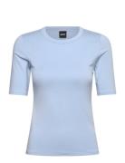 Efita Designers T-shirts & Tops Short-sleeved Blue BOSS