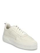 Cph189 Leather Mix Cream Low-top Sneakers Cream Copenhagen Studios