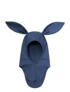 Balaclava Ears Cotton Rib Accessories Headwear Balaclava Navy Huttelihut