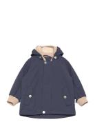 Matwally Fleece Lined Spring Jacket. Grs Outerwear Shell Clothing Shell Jacket Navy MINI A TURE