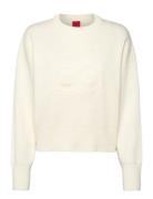 Sisminye Tops Knitwear Jumpers Cream HUGO