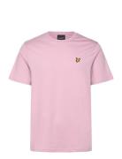 Plain T-Shirt Tops T-Kortærmet Skjorte Pink Lyle & Scott