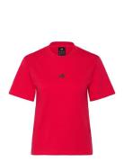 W Sl Sj T Sport Sport Clothing Sports Tops & T-shirts Sport T-Skjorte Red Adidas Sportswear