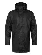 Raincoat Outerwear Rainwear Rain Coats Black Lindbergh