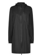 Long Storm Breaker W3 Outerwear Rainwear Rain Coats Black Rains