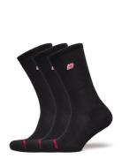 Patch Logo Crew 3 Pack Sport Women Sport Clothing Sport Socks Black New Balance