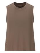 Pacy W Top Sport Women Sport Clothing Sports Tops & T-shirts Sport Tank Tops Brown Athlecia