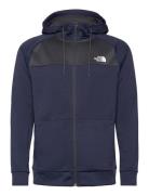 M Reaxion Fleece F/Z Hoodie - Eu Sport Men Sport Clothing Sport Sweatshirts & Hoodies Sport Hoodies Navy The North Face