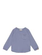 Nmmdias Ls Top Lil Tops T-shirts Long-sleeved T-Skjorte Blue Lil'Atelier