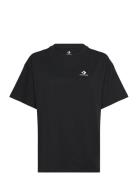 Star Chevron Over D Tee Black Sport Sport Clothing Sports Tops & T-shirts Sport T-Skjorte Black Converse