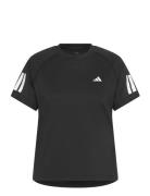 Club 3-Stripe Tee Sport Sport Clothing Sports Tops & T-shirts Sport T-Skjorte Black Adidas Tennis