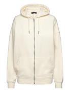 Studios Zip Hoodie Tops Sweatshirts & Hoodies Hoodies Cream Superdry