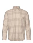 Rickert_M Tops Shirts Casual Beige BOSS