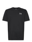 Ua Icon Hwt Tee Taping Sport Men Men Sports Clothes Sport Tops Sport T-Skjorte Black Under Armour