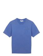 Popincourt Tee-Shirt Tops T-shirts & Tops Short-sleeved Blue Maison Labiche Paris