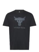 Ua Pjt Rck Brahma Bull Ss Sport Men Men Sports Clothes Sport Tops Sport T-Skjorte Black Under Armour