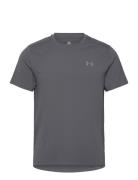 Ua Launch Elite Shortsleeve Sport Men Sports Clothes Sport Tops Sport T-Skjorte Grey Under Armour