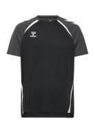 Hmllead 2.0 Jersey S/S Sport Men Men Sports Clothes Sport Tops Sport T-Skjorte Black Hummel