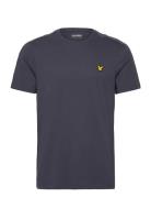 Tape T-Shirt Sport Men Men Sports Clothes Sport Tops Sport T-Skjorte Navy Lyle & Scott Sport