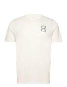 Ua Run 96 Shortsleeve Sport Men Men Sports Clothes Sport Tops Sport T-Skjorte Cream Under Armour