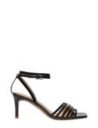 Johannasw Stiletto Sandal Med Hæl Black Sofie Schnoor