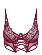 Scarlett Ud Ll Lingerie Bras & Tops Balc Tte Bras Red Hunkemöller