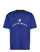 Football Jersey Tee Designers T-Kortærmet Skjorte Blue HAN Kjøbenhavn