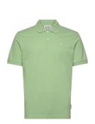 Seasonal Core - Cotton Pique Regular Fit Polo Tops Polos Short-sleeved Green Scotch & Soda