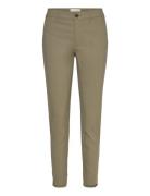 Fqrex-Ankle-Pa Bottoms Trousers Straight Leg Green FREE/QUENT